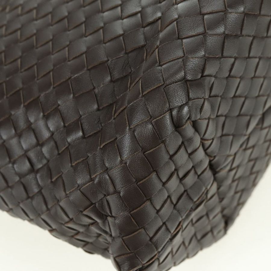 【日本直送】BOTTEGA VENETA INTRECCIATO Ready Lock 手提包 皮革 棕色 正品 am11570SAV-14
