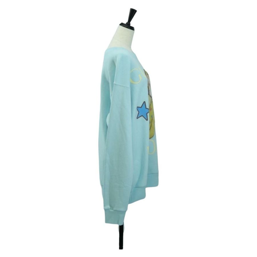 【日本直送】GUCCI Bananya 聯名款運動鞋,棉質淺藍色,貨號 179651M-5