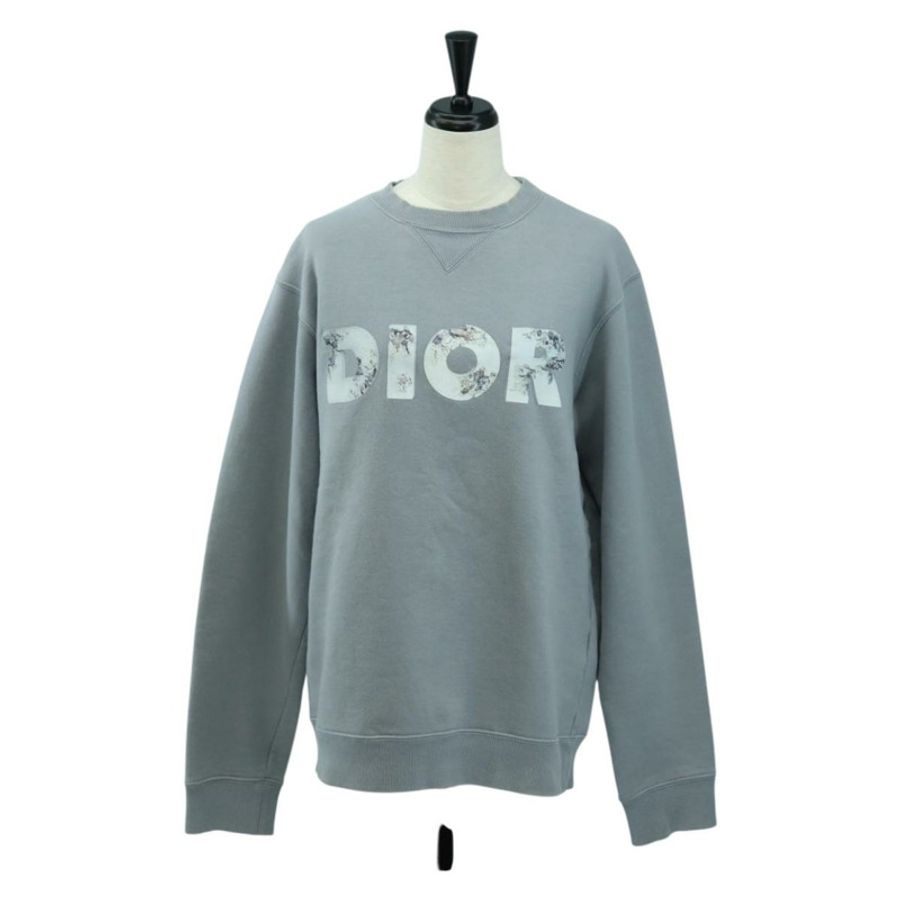 【日本直送】Christian Dior 灰色棉質運動鞋,貨號 179654M-0