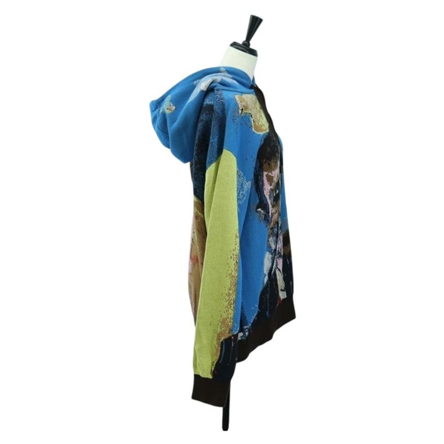 【日本直送】路易威登針織連帽衫，純棉，藍色，LV正品，貨號179652M-4