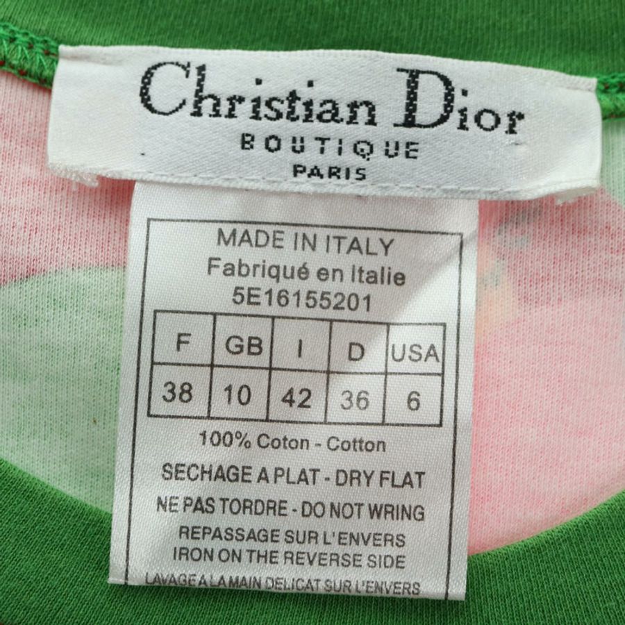 【日本直送】Christian Dior 純棉多色T卹,正品,貨號179653M-11