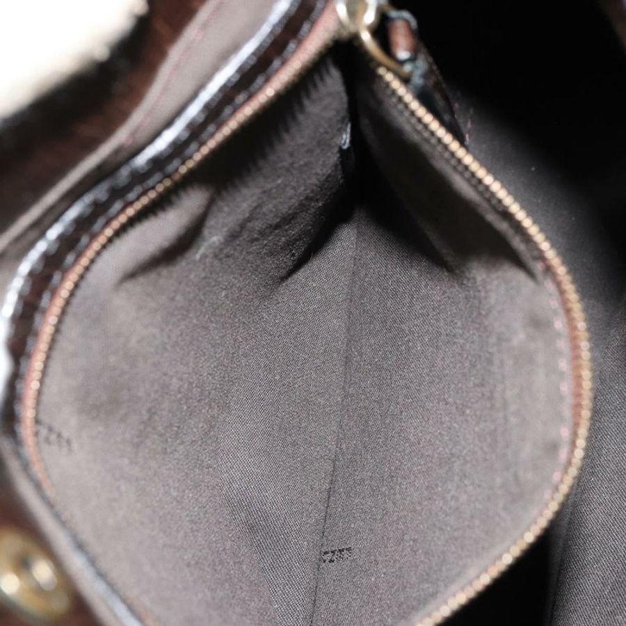 【日本直送】FENDI Enitco 手提包 皮革 棕色 金色 正品 179605A-20
