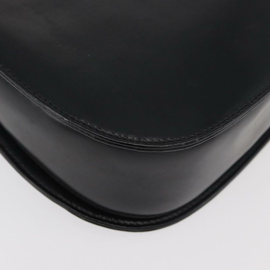 【日本直送】GUCCI 竹節手提包 皮革 黑色 金色 000 1227 0633 正品 178723V-15