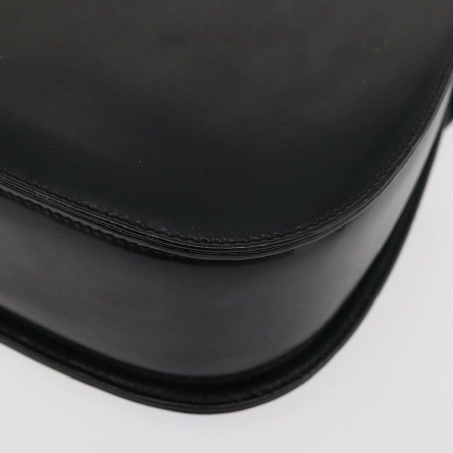 【日本直送】GUCCI 竹節手提包 皮革 黑色 金色 000 1227 0633 正品 178723V-16