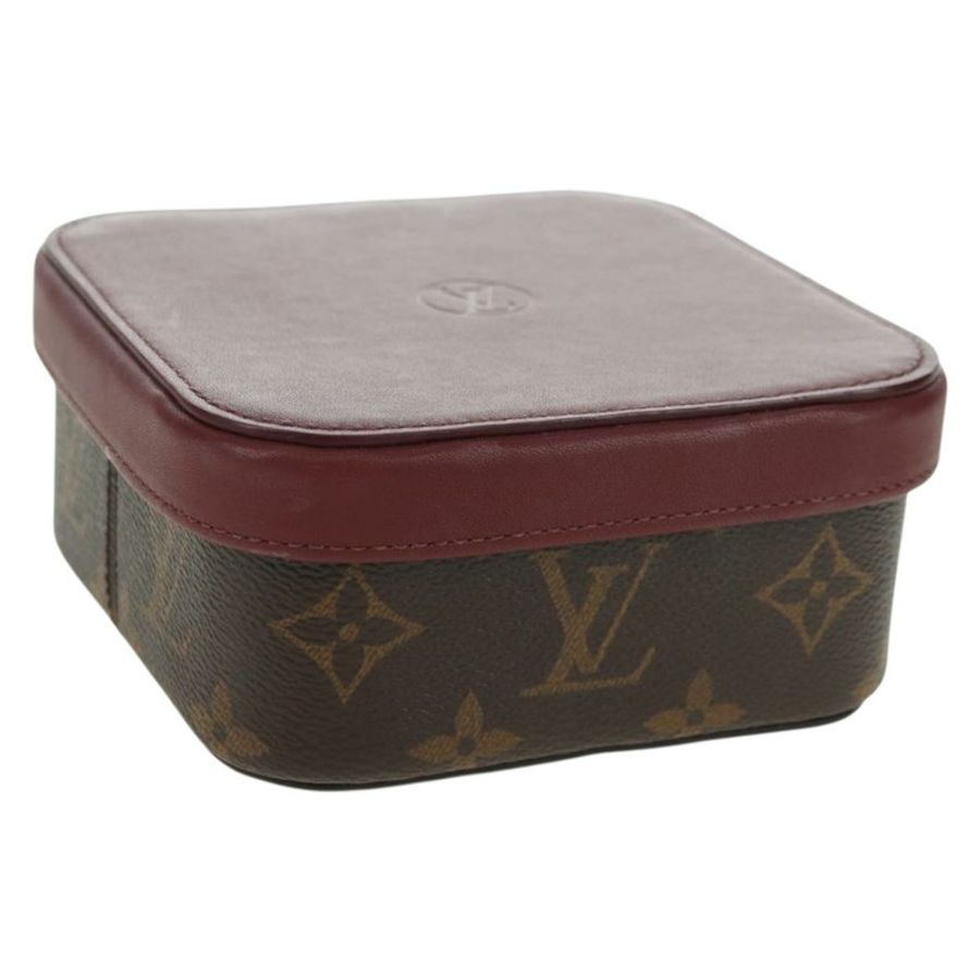 【日本直送】路易威登 Monogram Boite Camille MM 珠寶盒 波爾多紅 GI0019 Auth 179587V-0