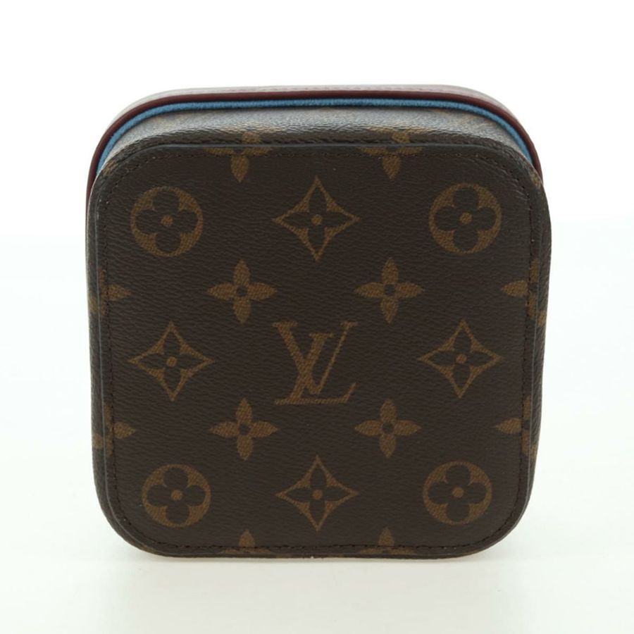【日本直送】路易威登 Monogram Boite Camille MM 珠寶盒 波爾多紅 GI0019 Auth 179587V-6