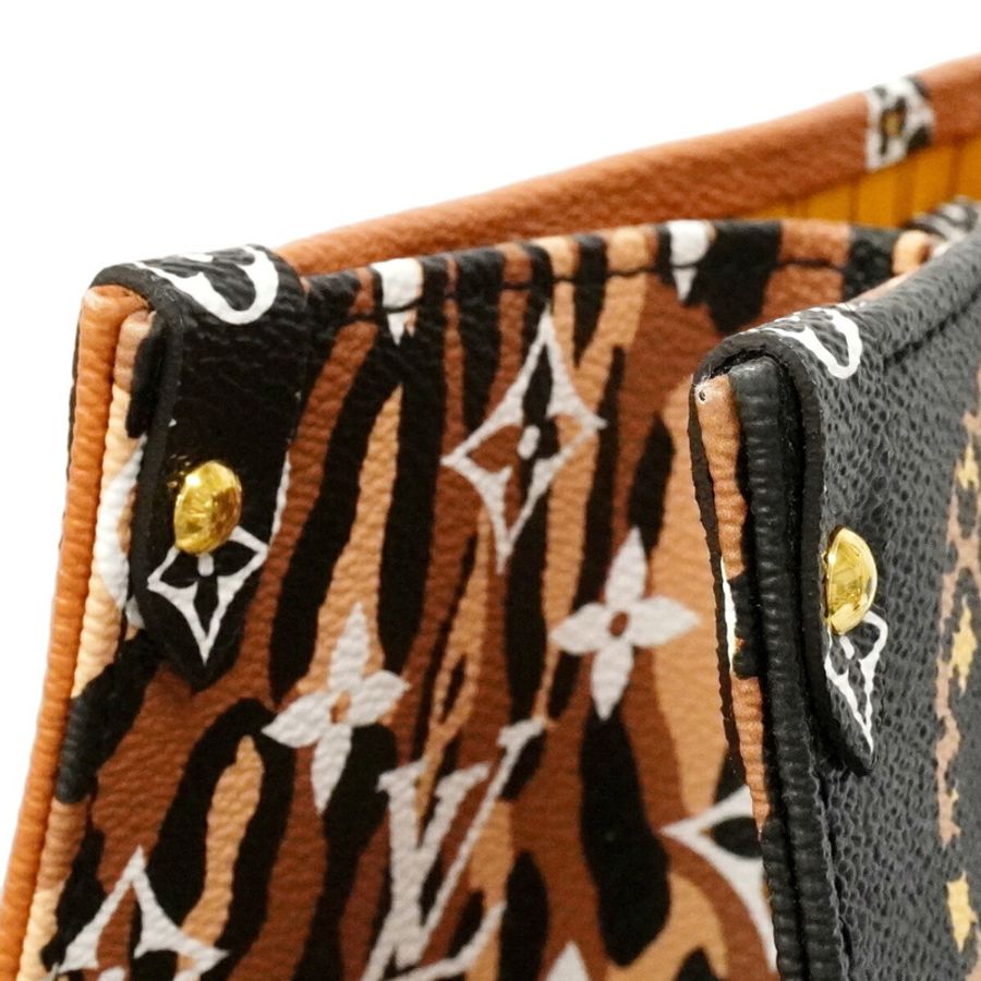 路易威登 Monogram Jungle OnTheGo GM 手提包 M44674 棕色 Noir 女士兩用包-7