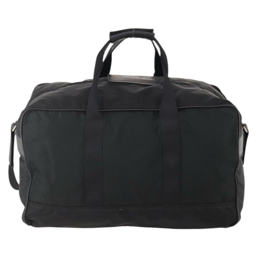 【日本直送】PRADA 波士頓包 尼龍 2way 黑色 銀色 Auth 178374-1