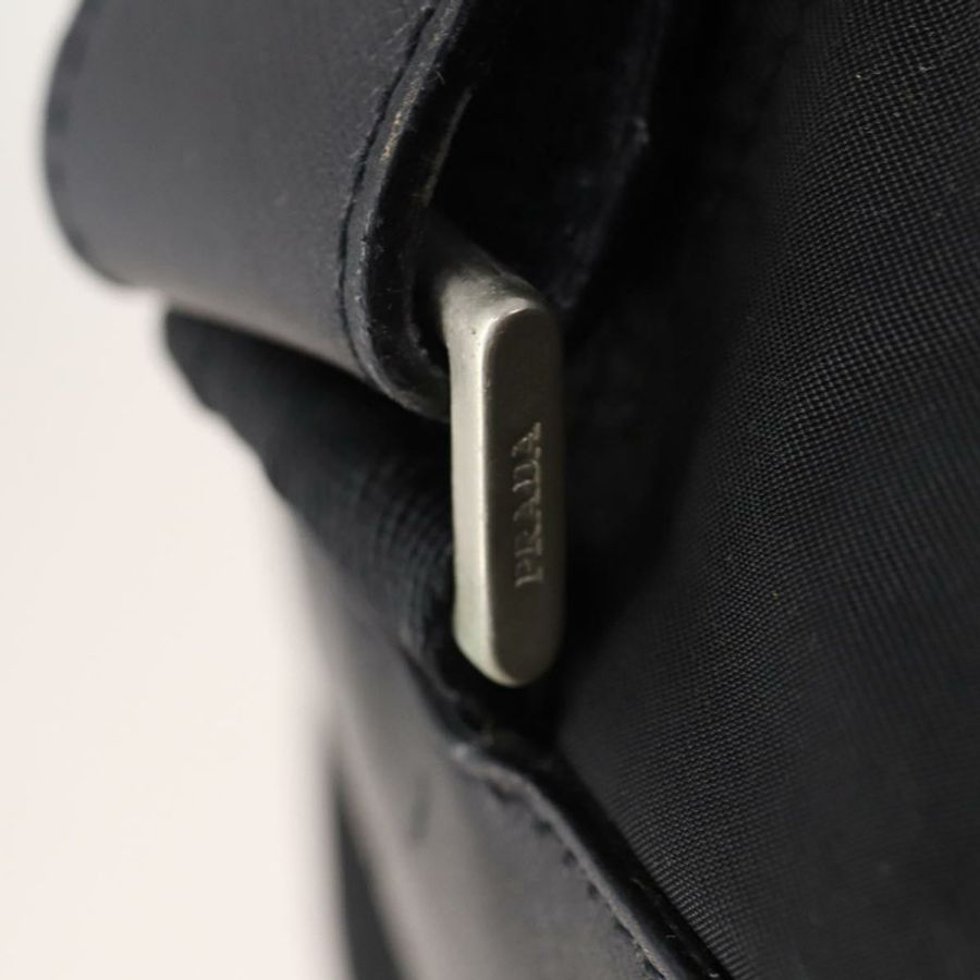 【日本直送】PRADA 波士頓包 尼龍 2way 黑色 銀色 Auth 178374-9