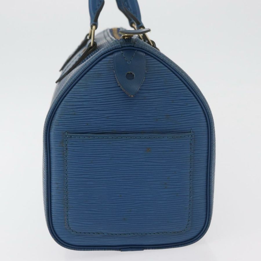 【日本直送】路易威登 Epi Speedy 25 手提包,托萊多藍,M43015,LV 正品,編號 179667A-2