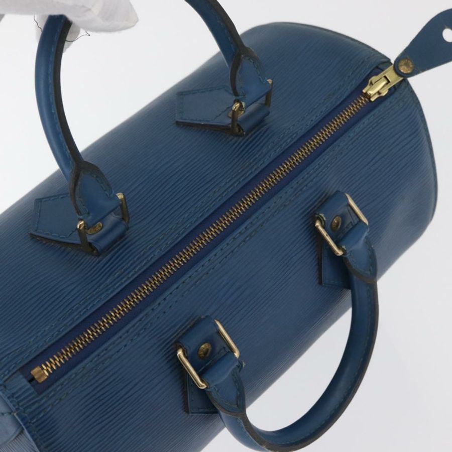 【日本直送】路易威登 Epi Speedy 25 手提包,托萊多藍,M43015,LV 正品,編號 179667A-6