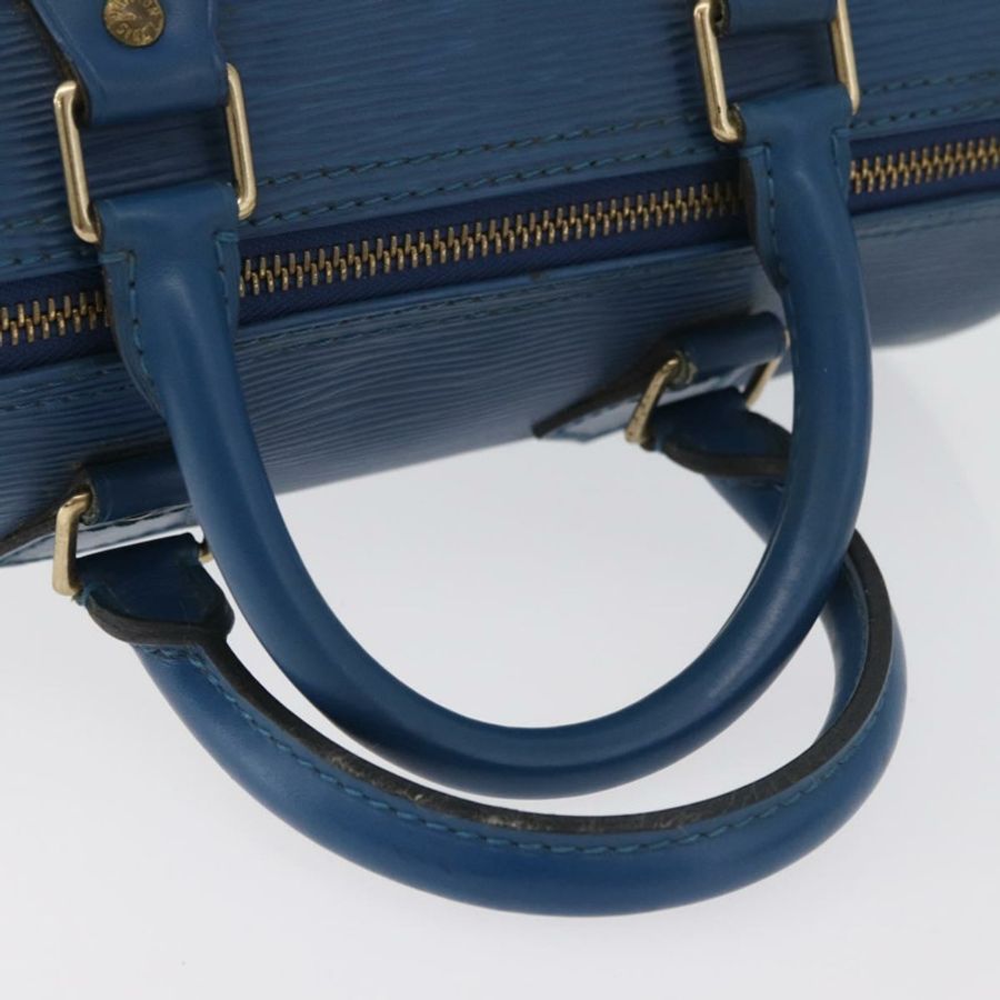 【日本直送】路易威登 Epi Speedy 25 手提包,托萊多藍,M43015,LV 正品,編號 179667A-7