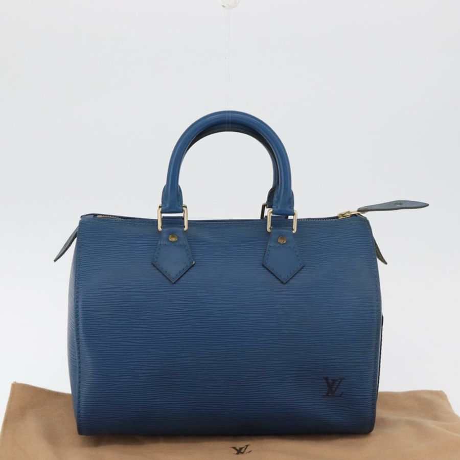 【日本直送】路易威登 Epi Speedy 25 手提包,托萊多藍,M43015,LV 正品,編號 179667A-11