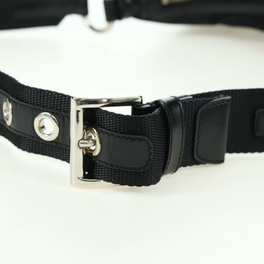【日本直送】PRADA 肩背包 尼龍 黑色 銀色 正品 179432SAV-7