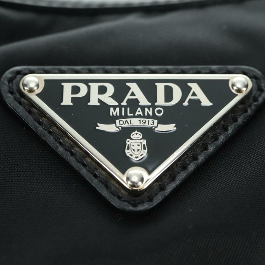 【日本直送】PRADA 肩背包 尼龍 黑色 銀色 正品 179432SAV-19