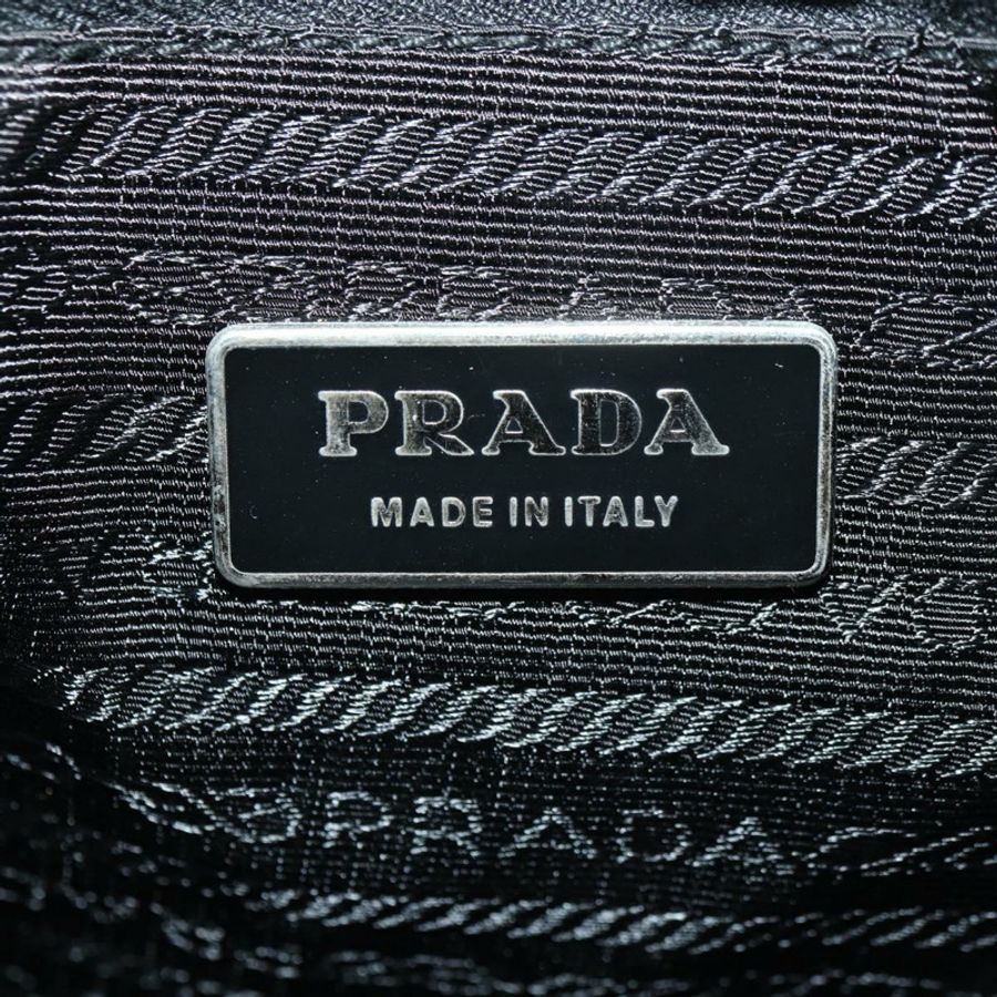 【日本直送】PRADA 肩背包 尼龍 黑色 銀色 正品 179432SAV-21