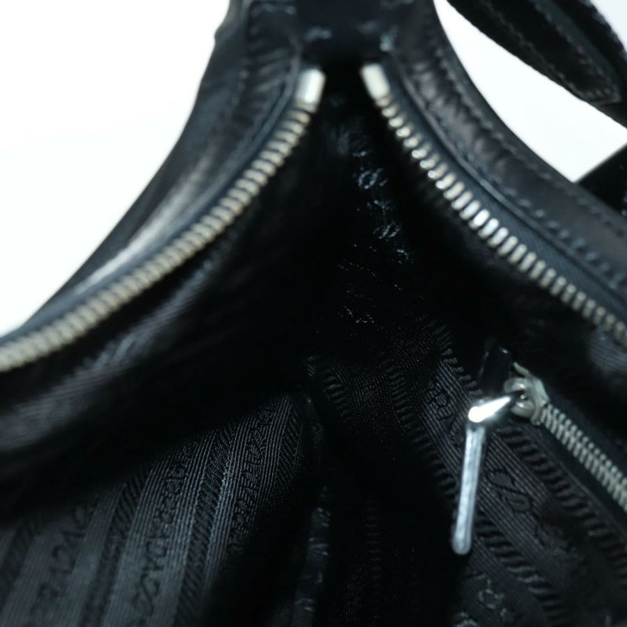 【日本直送】PRADA 肩背包 尼龍 黑色 銀色 正品 179432SAV-22