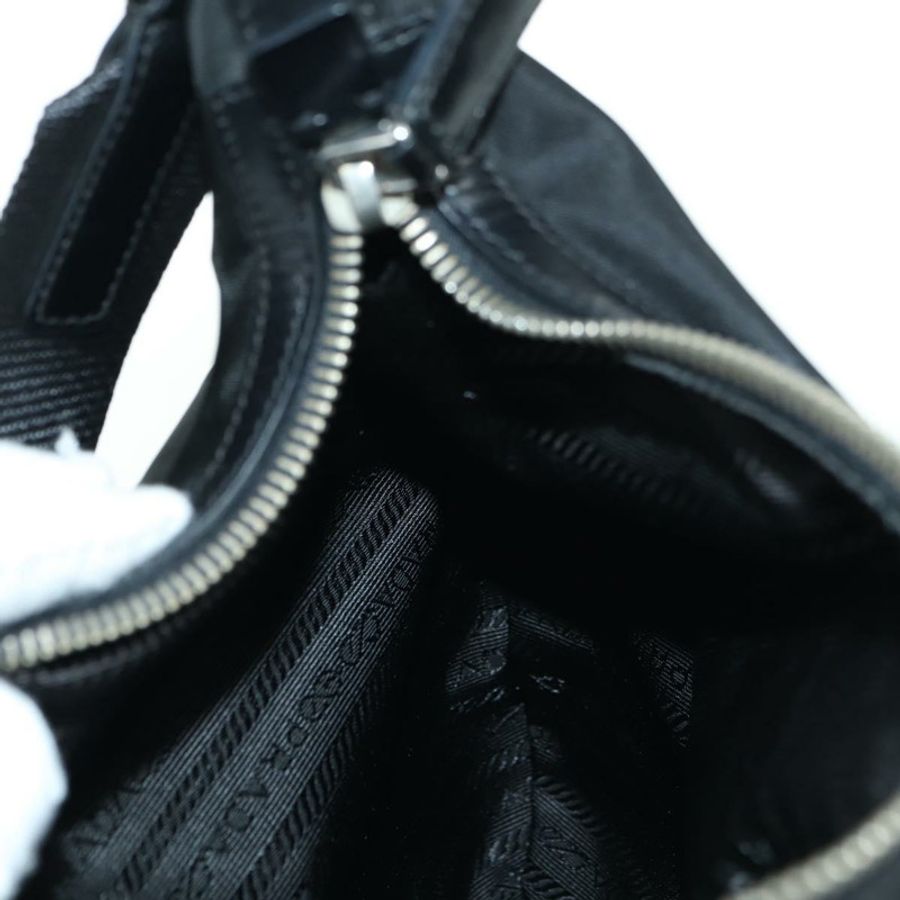 【日本直送】PRADA 肩背包 尼龍 黑色 銀色 正品 179432SAV-23