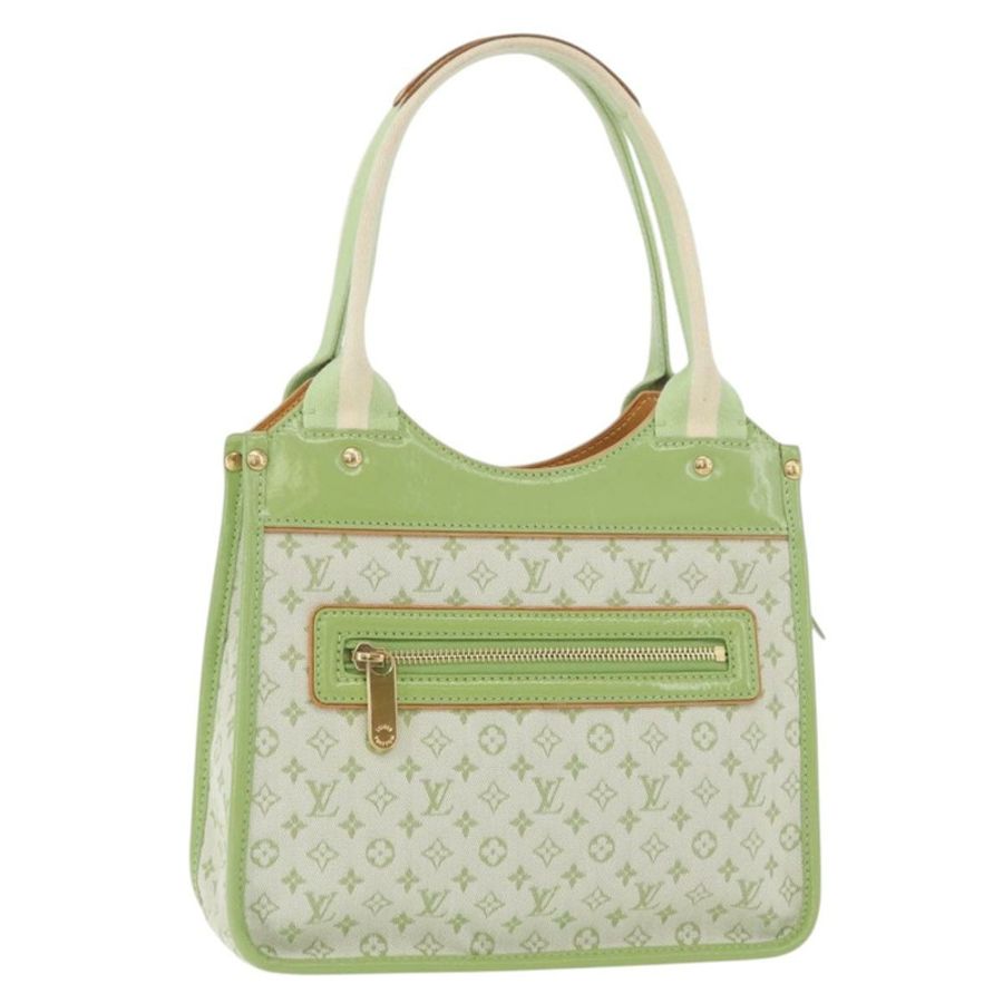 【日本直送】路易威登 Monogram Mini Sac Catline 包 杏仁綠 M92931 LV Auth 179578V-0