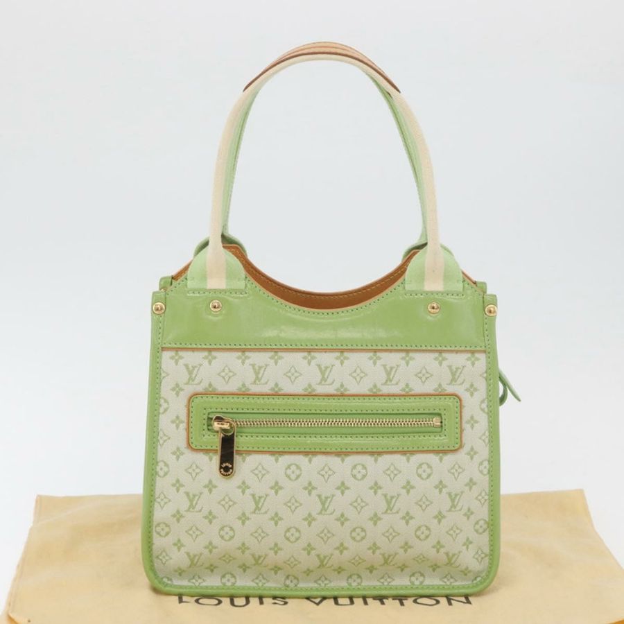 【日本直送】路易威登 Monogram Mini Sac Catline 包 杏仁綠 M92931 LV Auth 179578V-11