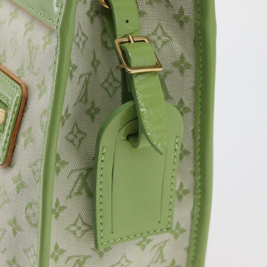 【日本直送】路易威登 Monogram Mini Sac Catline 包 杏仁綠 M92931 LV Auth 179578V-16