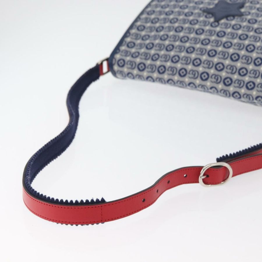 【日本直送】GUCCI 兒童肩背包 帆布 銀藍色 664143 正品 BA12815-6