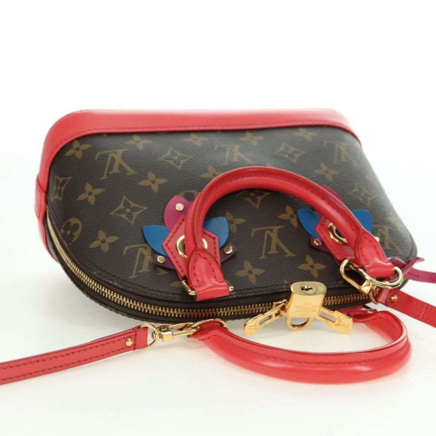 【日本直送】路易威登 Monogram Totem Alma BB 手提包 紅色 M41659 LV 正品 179848SAV-5