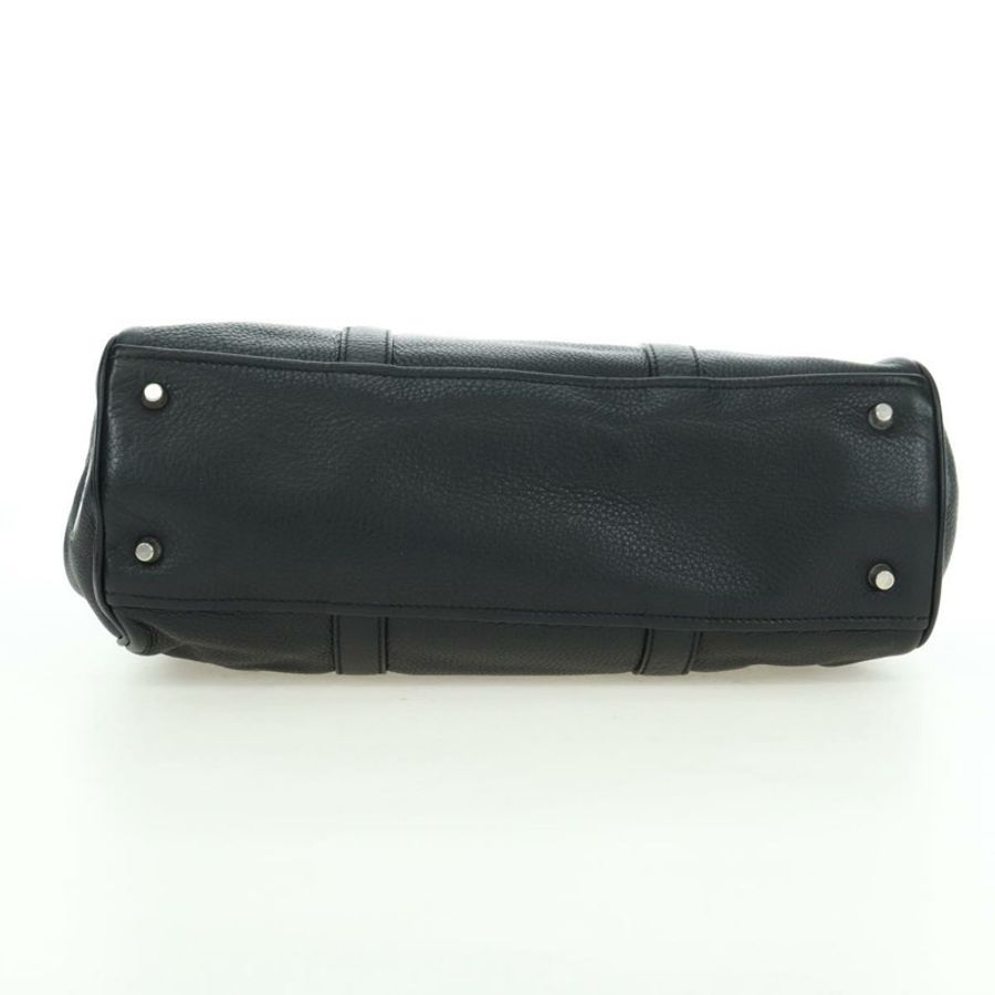 【日本直送】PRADA 托特包 皮革 黑色 銀色 正品 179445V-4