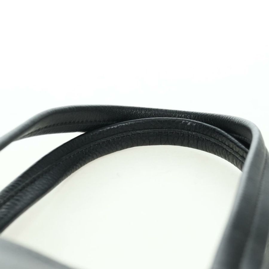 【日本直送】PRADA 托特包 皮革 黑色 銀色 正品 179445V-13