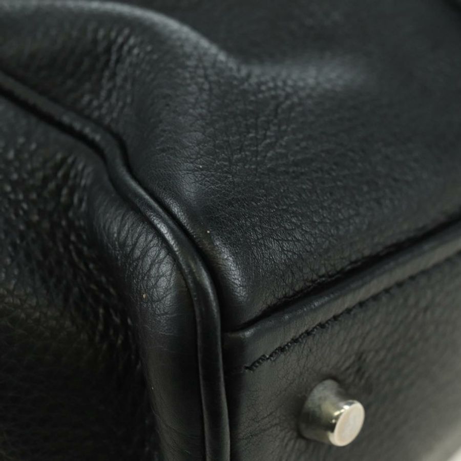 【日本直送】PRADA 托特包 皮革 黑色 銀色 正品 179445V-16