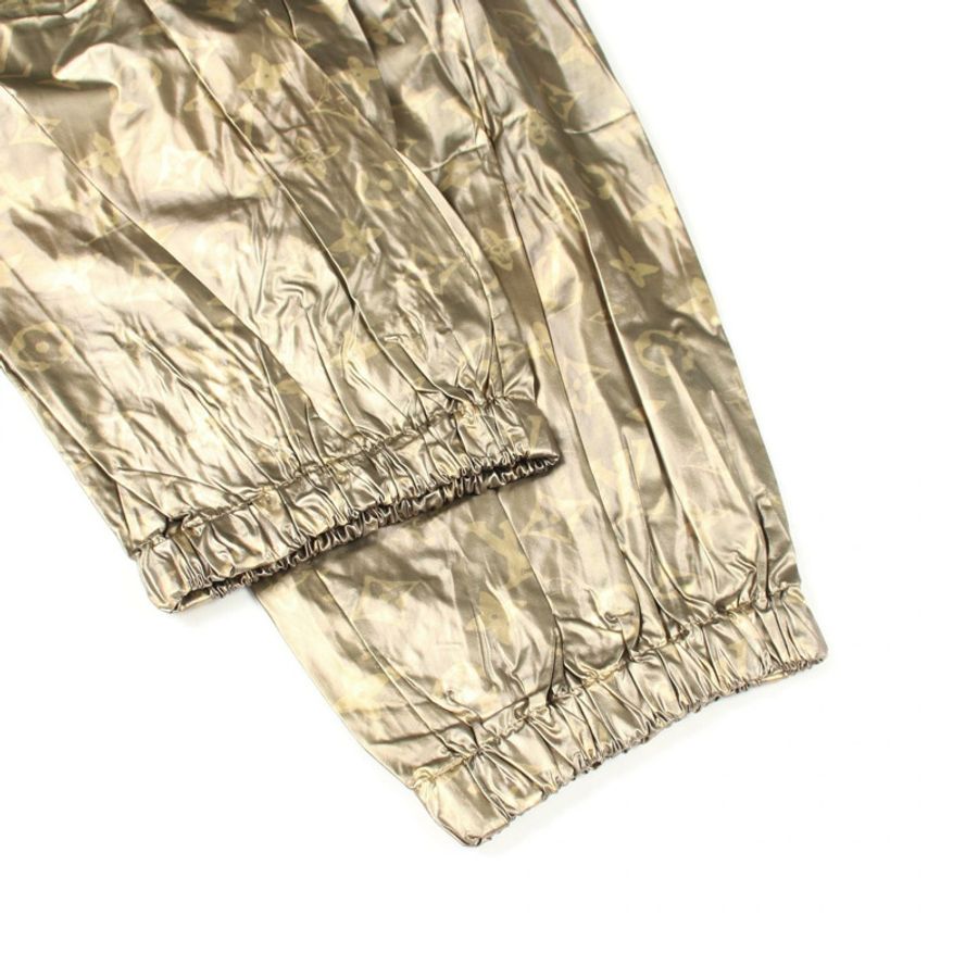 路易威登 Monogram 長褲 #38 RW211W HQO FKPA26 金色人造絲 女款 LV-7