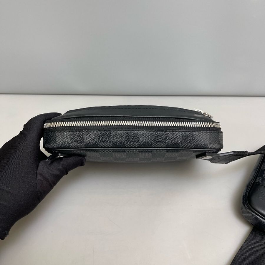 Louis Vuitton messenger黑棋盤格二合一-5