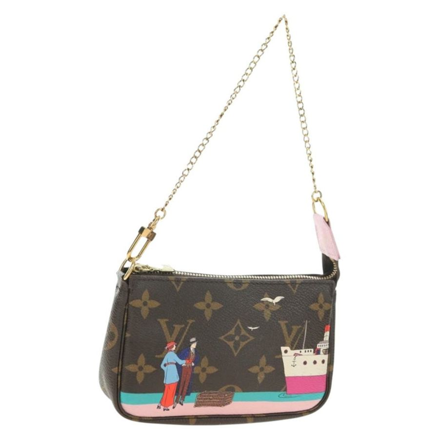 【日本直送】路易威登 Monogram 迷你手拿包配件袋 N41667 LV 正品 180386M-0