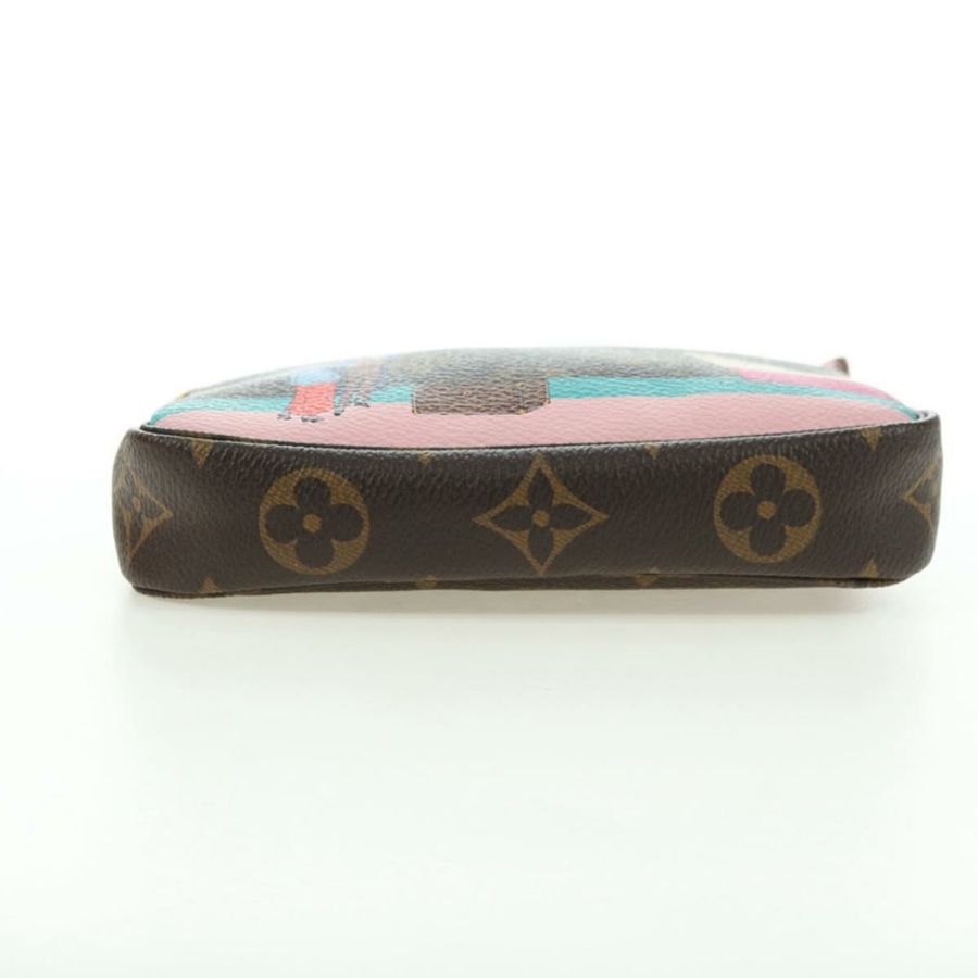 【日本直送】路易威登 Monogram 迷你手拿包配件袋 N41667 LV 正品 180386M-4