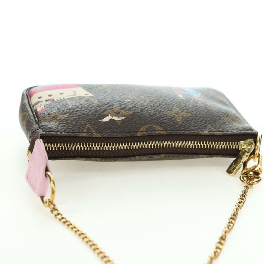 【日本直送】路易威登 Monogram 迷你手拿包配件袋 N41667 LV 正品 180386M-5