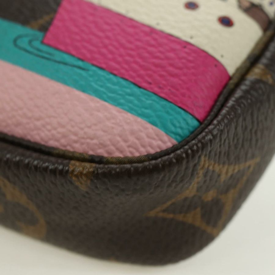 【日本直送】路易威登 Monogram 迷你手拿包配件袋 N41667 LV 正品 180386M-15