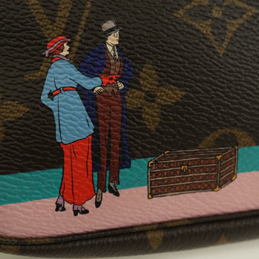 【日本直送】路易威登 Monogram 迷你手拿包配件袋 N41667 LV 正品 180386M-20