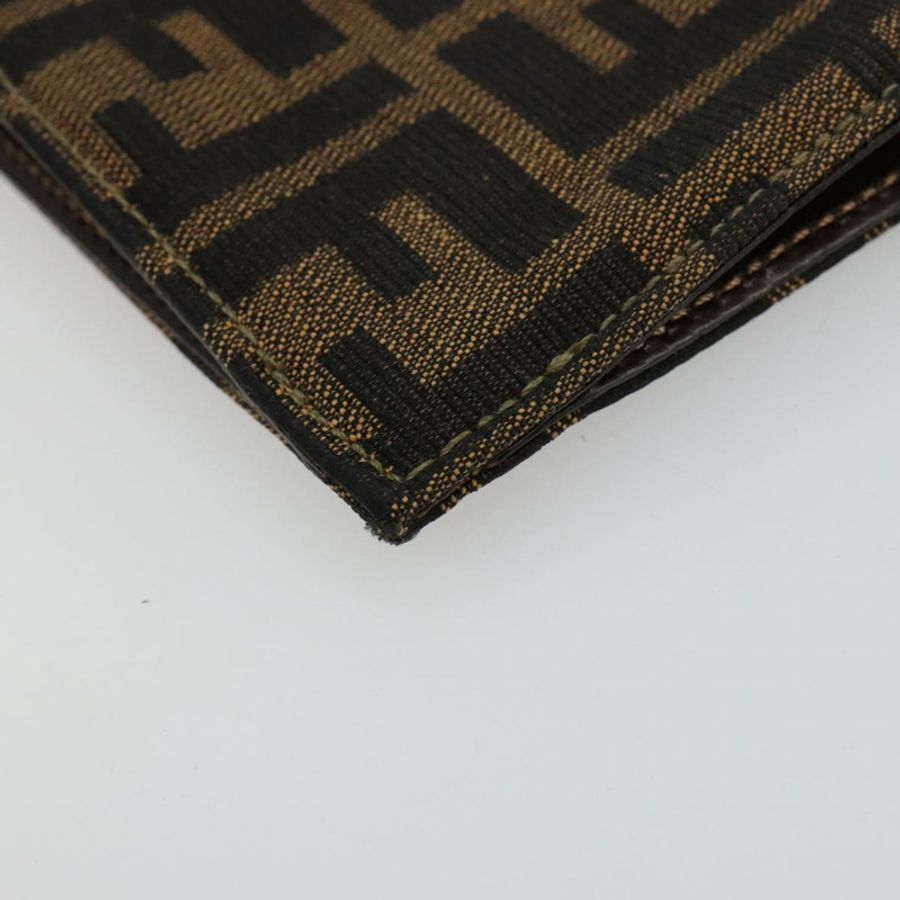 【日本直送】FENDI Zucca帆布手提包 黑色棕色 正品 180302A-13