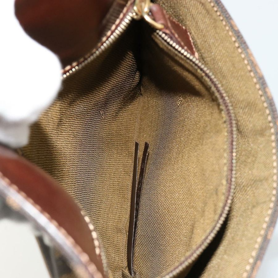 【日本直送】FENDI Zucca帆布手提包 黑色棕色 正品 180302A-20