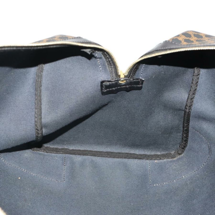 【日本直送】CELINE Macadam帆布波士頓包 PVC皮革 黑色 金色 正品 180527A-19