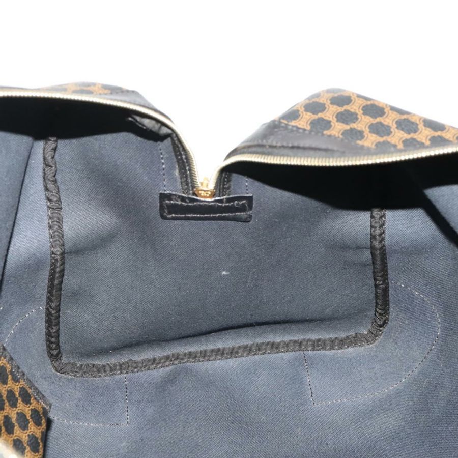 【日本直送】CELINE Macadam帆布波士頓包 PVC皮革 黑色 金色 正品 180527A-20