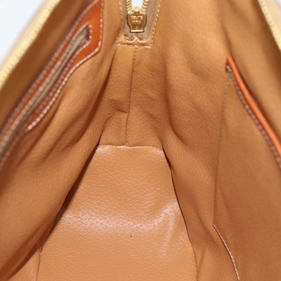 【日本直送】CELINE Macadam帆布手提包 PVC皮革 2way Brown Gold Auth 180489A-20