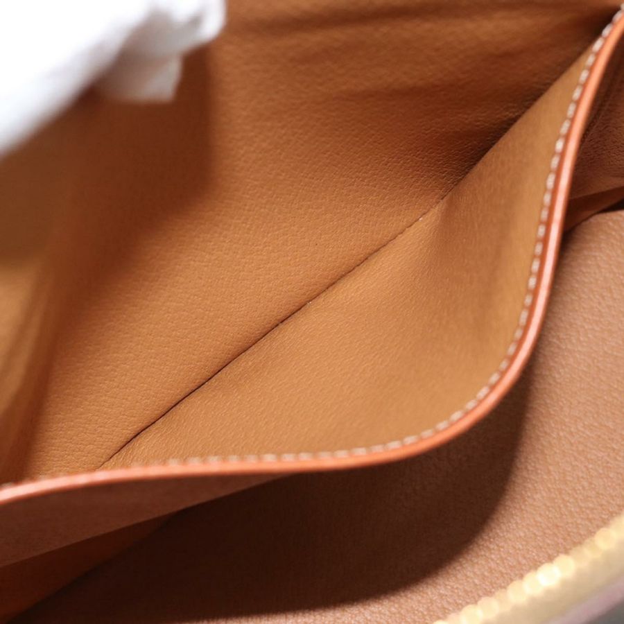【日本直送】CELINE Macadam帆布手提包 PVC皮革 2way Brown Gold Auth 180489A-21
