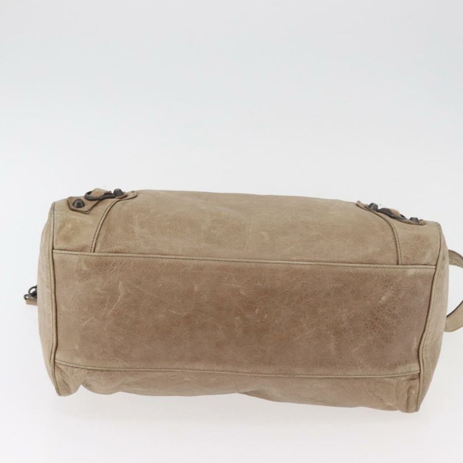 【日本直送】BALENCIAGA The City 手提包 皮革 2way 米色 235216 正品 165294A-4