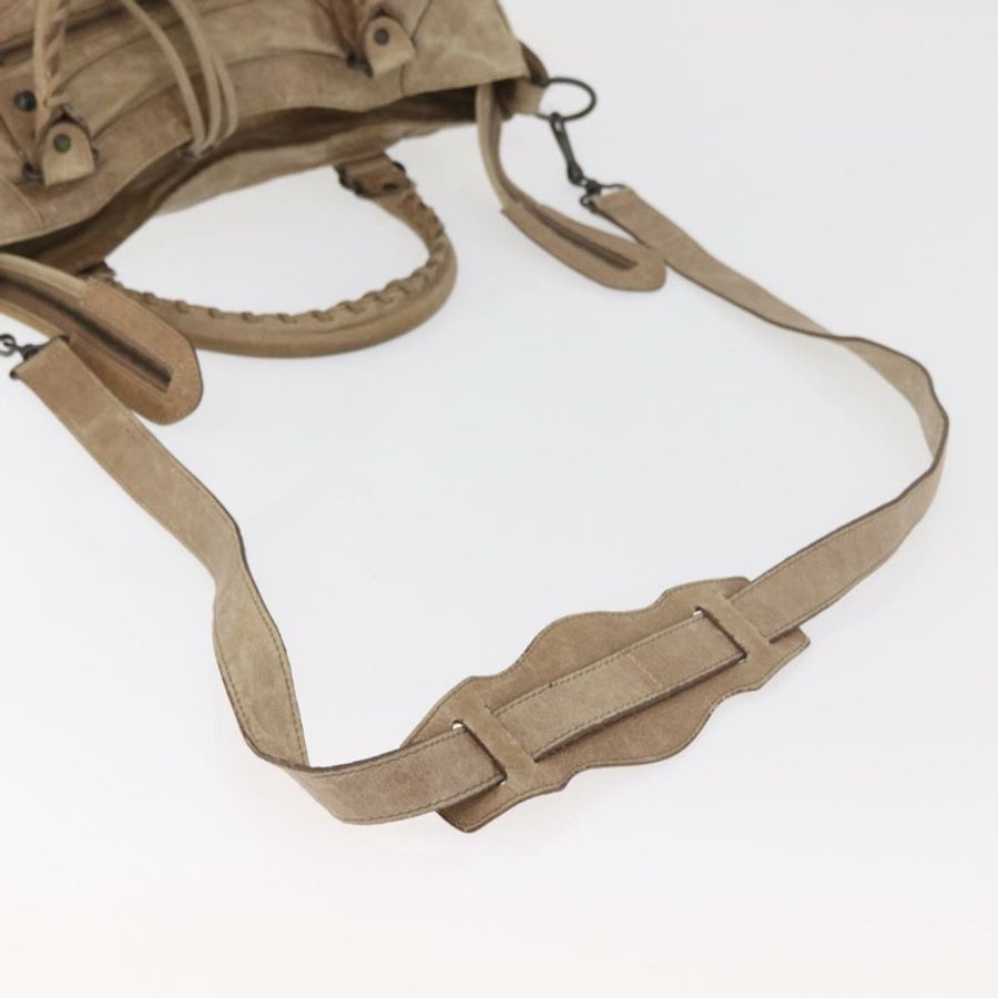 【日本直送】BALENCIAGA The City 手提包 皮革 2way 米色 235216 正品 165294A-8