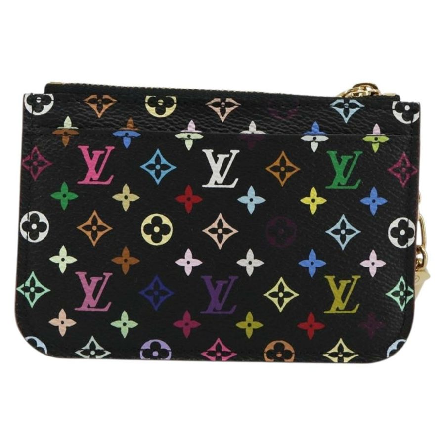 【日本直送】路易威登 Multicolor Pochette Cles NM 零錢包 黑色 M60279 正品 181115V-1