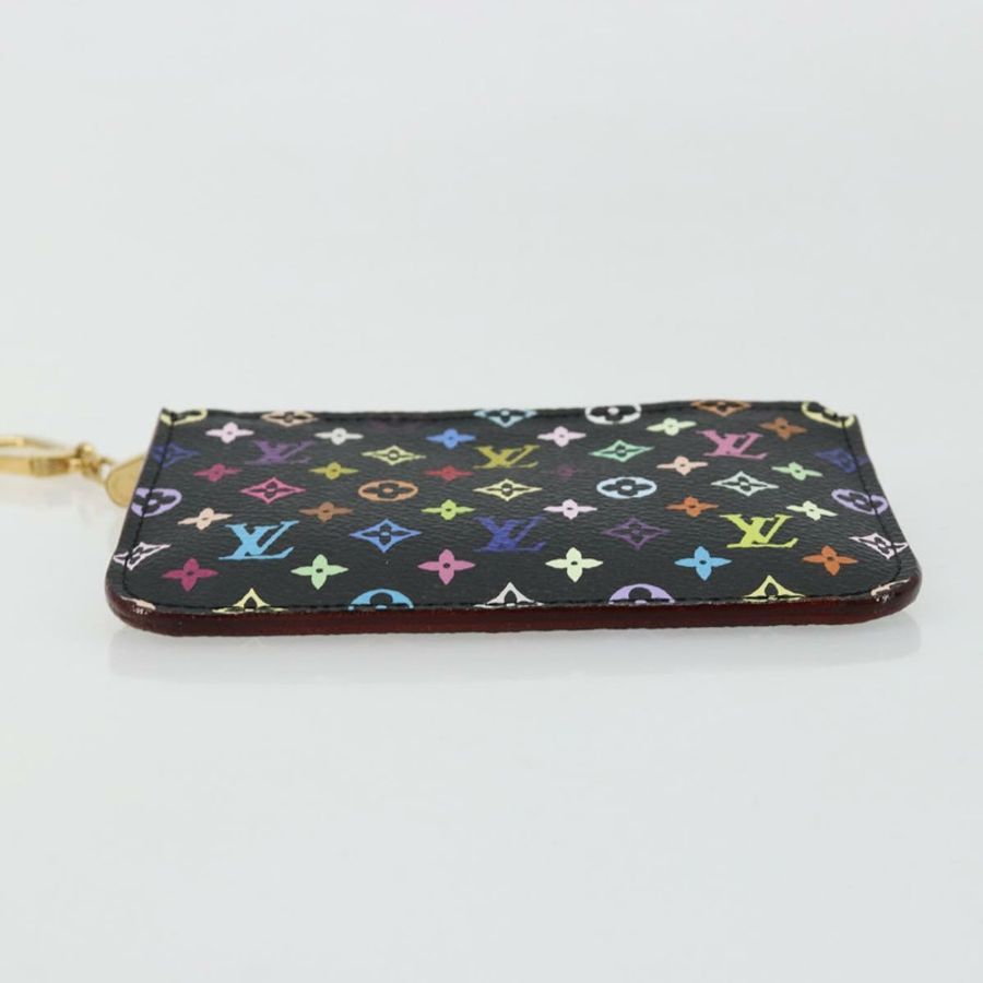 【日本直送】路易威登 Multicolor Pochette Cles NM 零錢包 黑色 M60279 正品 181115V-5