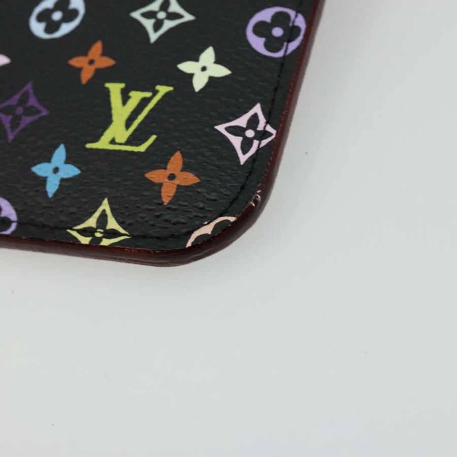 【日本直送】路易威登 Multicolor Pochette Cles NM 零錢包 黑色 M60279 正品 181115V-6
