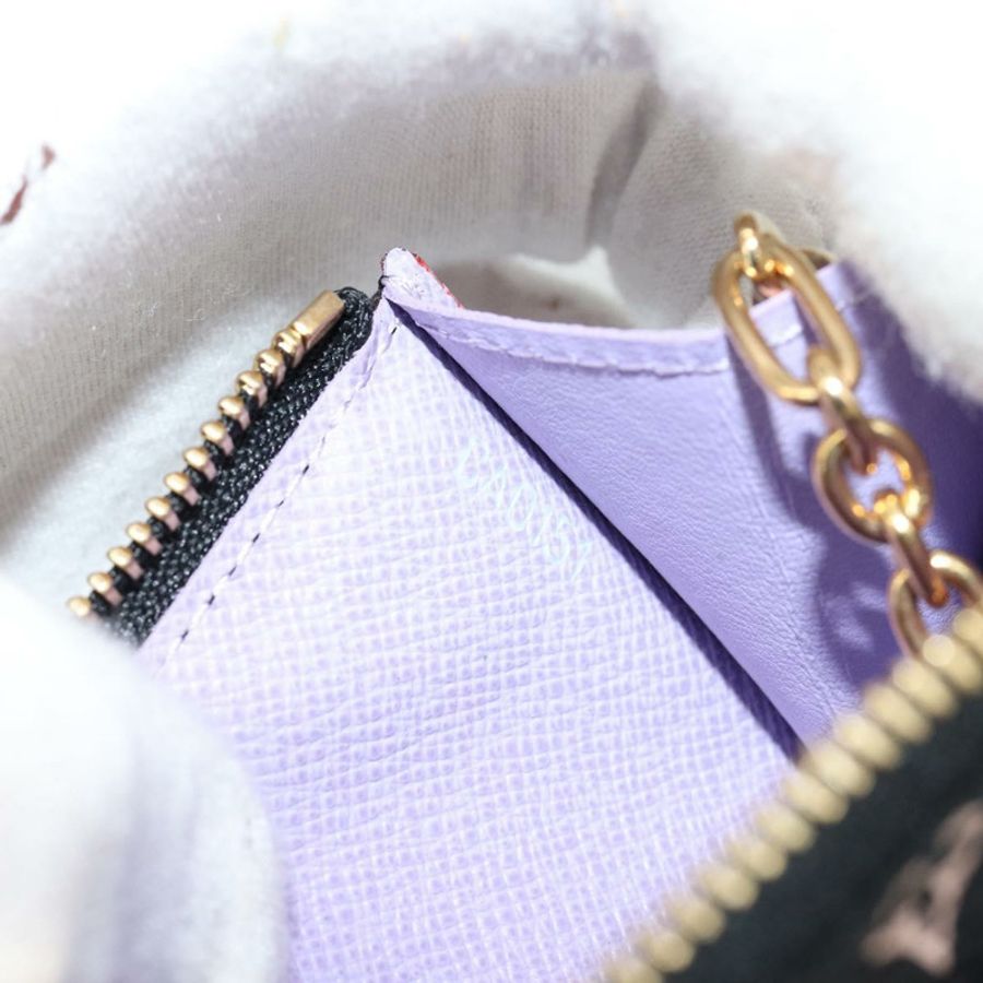 【日本直送】路易威登 Multicolor Pochette Cles NM 零錢包 黑色 M60279 正品 181115V-10