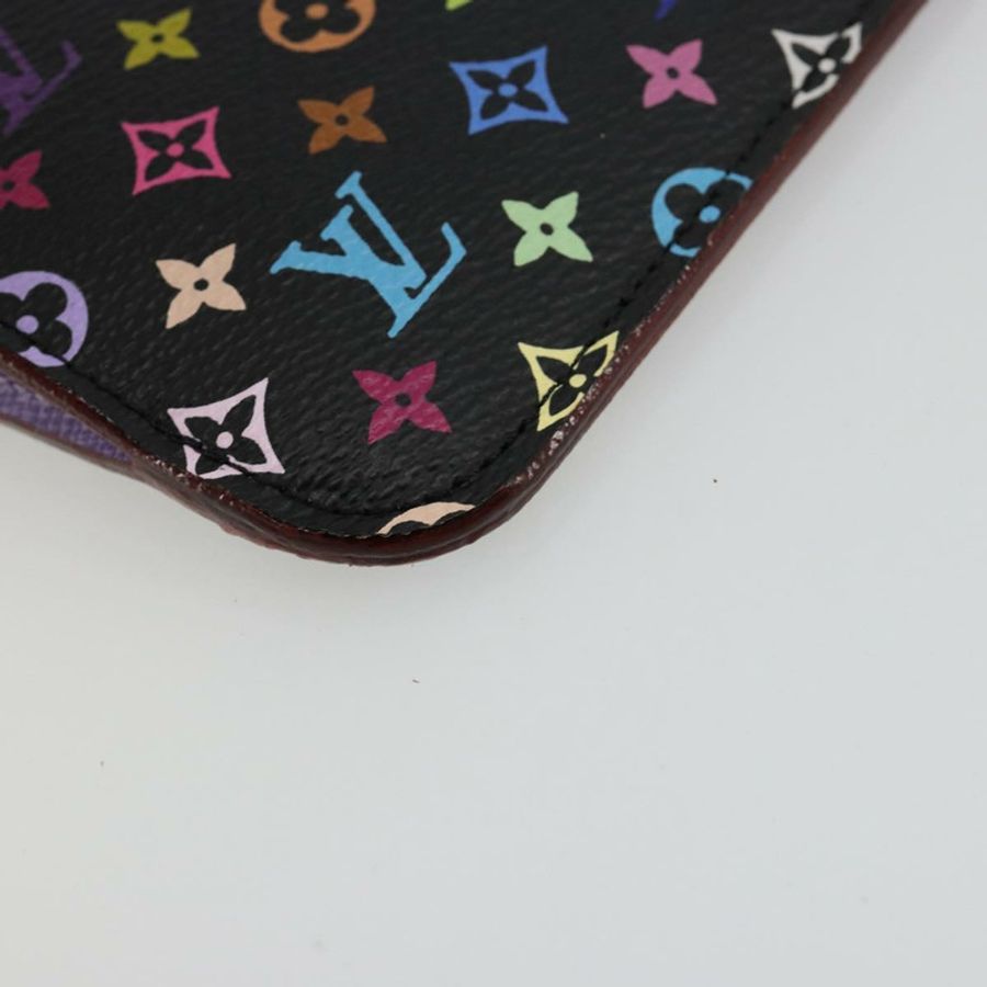 【日本直送】路易威登 Multicolor Pochette Cles NM 零錢包 黑色 M60279 正品 181115V-13
